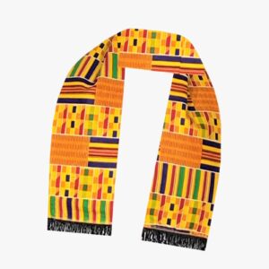 Kente Print Cotton Scarf